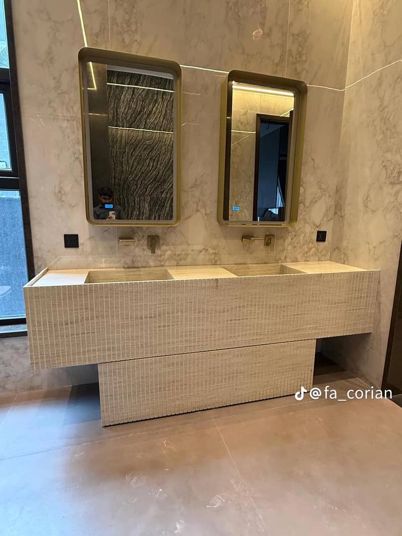 Corian vanity 3