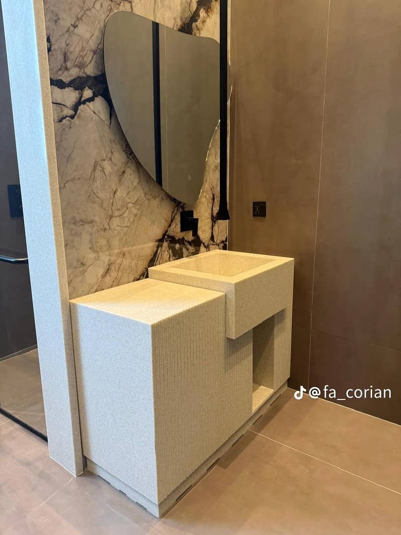 Corian vanity 4