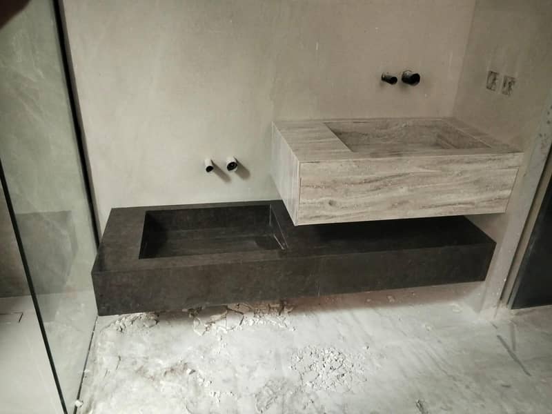 Corian vanity 9