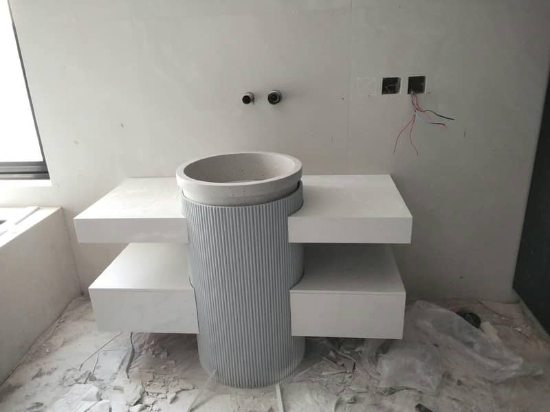 Corian vanity 10