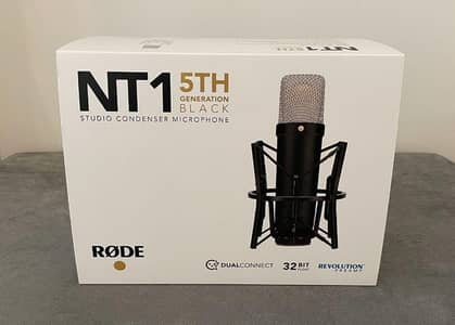 Rode Nt1 5Th Gen Studio Condenser Microphone 10 Years Warranty