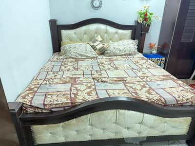 King size bed without mattress