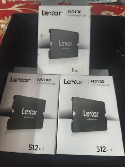 Lexar 1TB & 512GB 2.5" Brand New