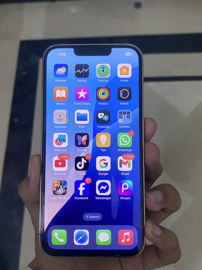 Apple iPhone 13 Pro with original charger