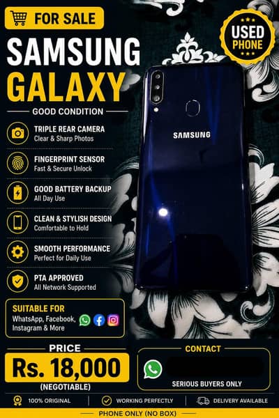 Samsung Mobile A20s
