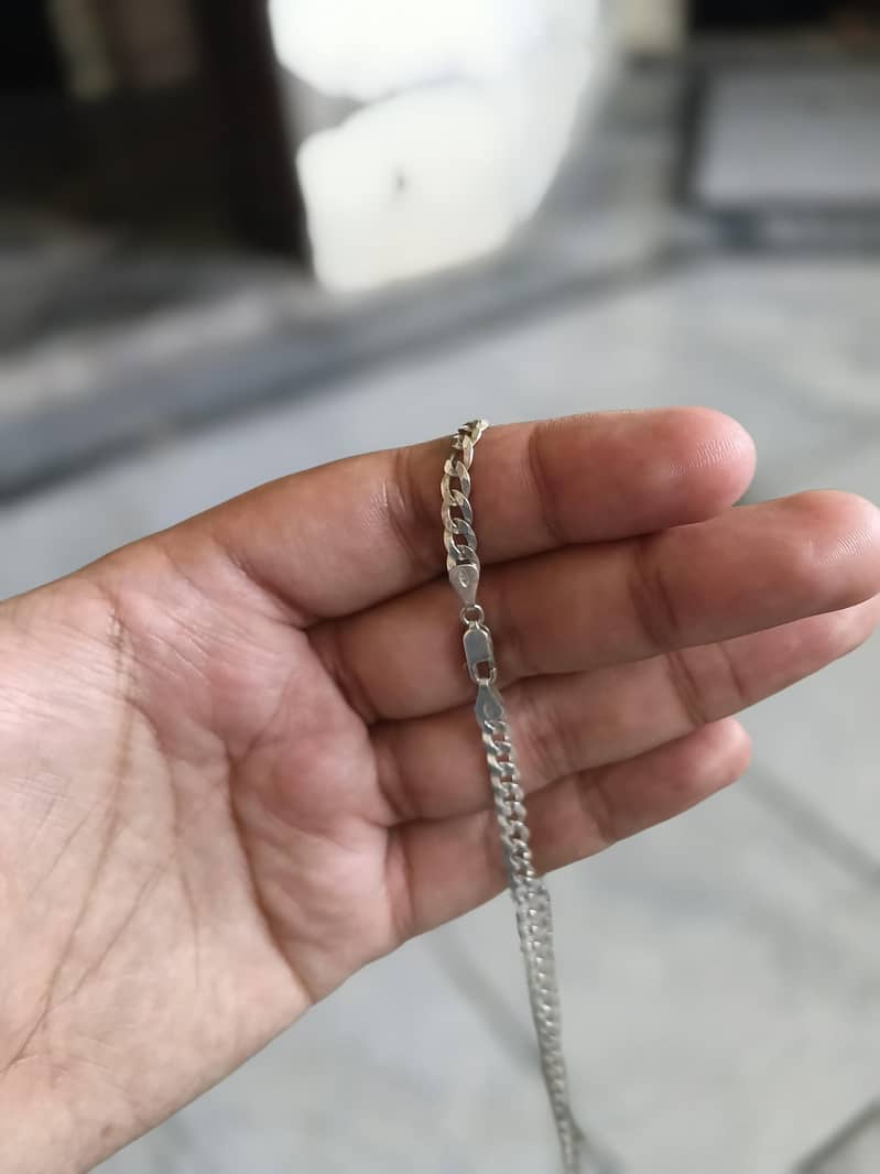 اٹالین چاندی چین 925 / 14 گرام وزن 2