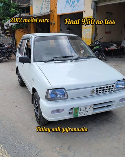 Suzuki Mehran VX 2012 euro