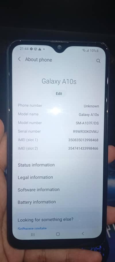 Samsung Mobile A10S