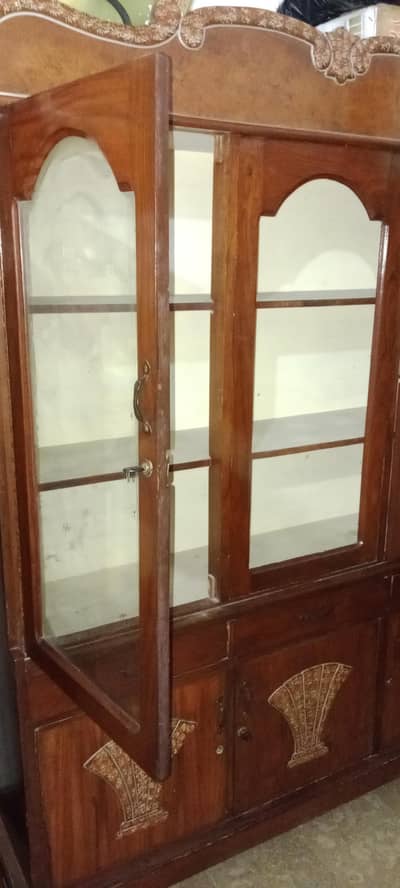 pure wooden showcase