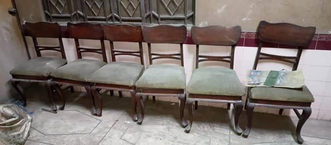 6 wooden dinning Chair for 6000