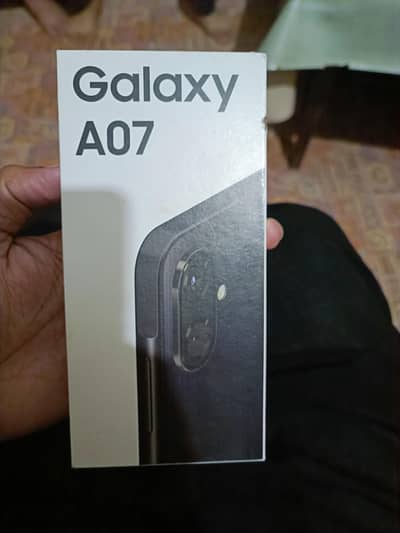 Samsung Mobile A07 with warranty 6GB Ram 128GB storage