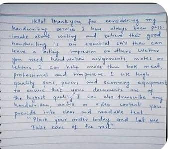 Assignment writing 1