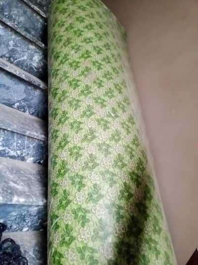 Green floral Decorative fiber glass sheet
