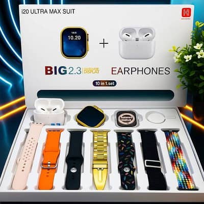 Smart watch with Earphones