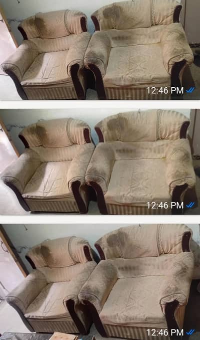 Two one seater sofa for sale , price 5000