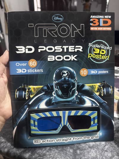 Character based Sticker book with 3 D glasss