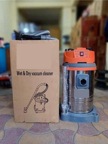 Heavy Duty High Power Wet & Dry Vacuum Cleaner 30 Liter Dust Capacity
