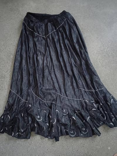 whimsigoth black skirt