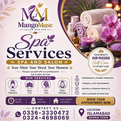 Spa | Services | Spa Center & Saloon | Spa Services In Bahria town