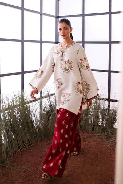 Luxury Silk 2-Piece | Heavy Embroidered Shamoze Silk Collection