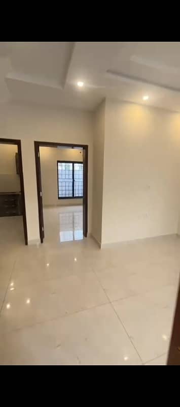 A brand new modern house
