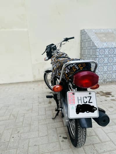 Honda CG 125 2021 hyderbad number