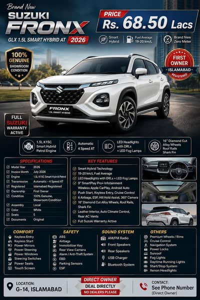 Suzuki Fronx 2026