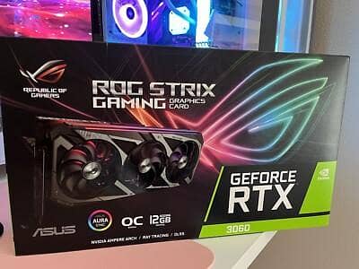 RTX 3060 ROG strix 12GB vram