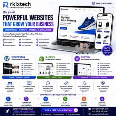 Professional Website Development | WordPress, Shopify, E-Commerce