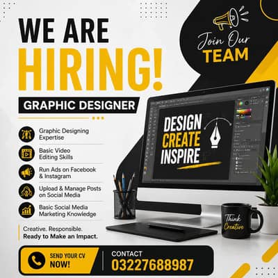 graphics designer and social media marketing