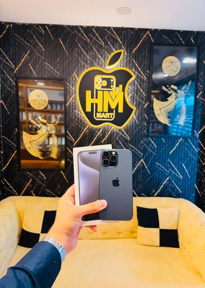 iPhone 15 Pro Max with Box 512GB Non PTA Physical Esim 90 Health WP