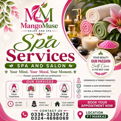 Spa | Services | Spa Center & Saloon | Spa Services In F7 Markaz