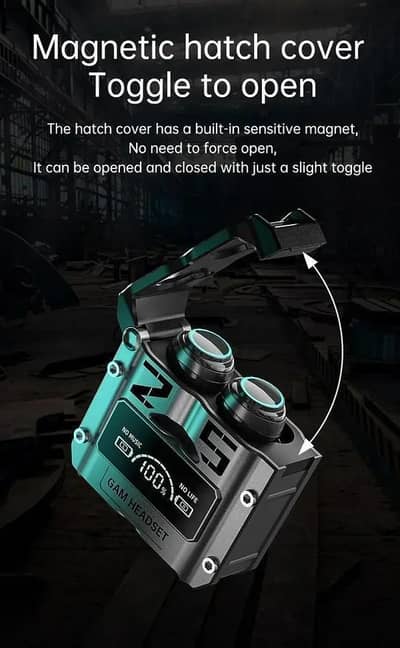  PREMIUM WIRELESS GAMING EARBUDS  – STYLISH & MODERN