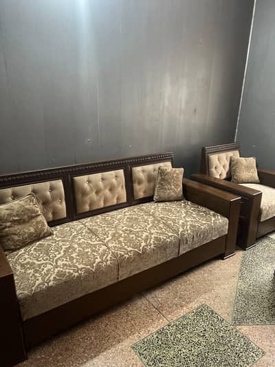 Wooden sofa set