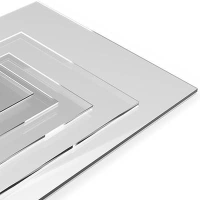 Ever silver china double coated mirror.