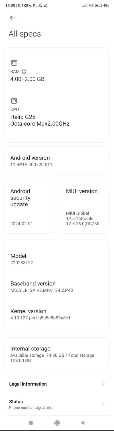 Xiaomi Redmi 10A