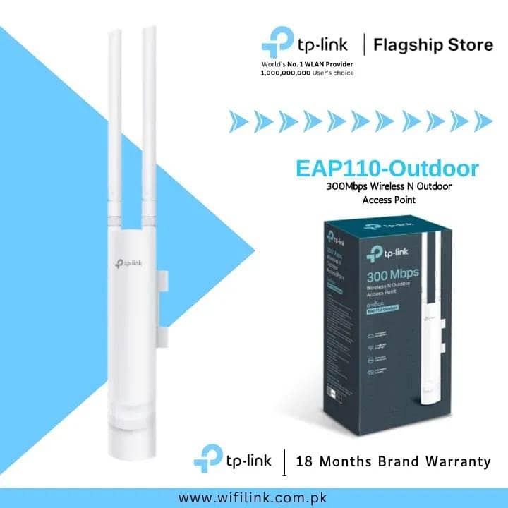 TP Link EAP 110 Long Range Access Point. 0