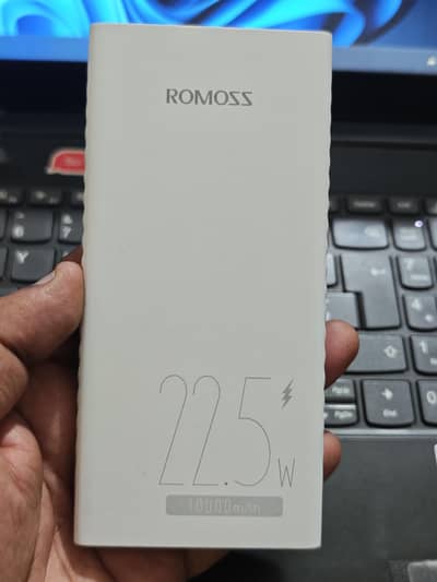  ROMOSS 10000mAh POWER BANK – 22.5W FAST CHARGING  (03104261947)