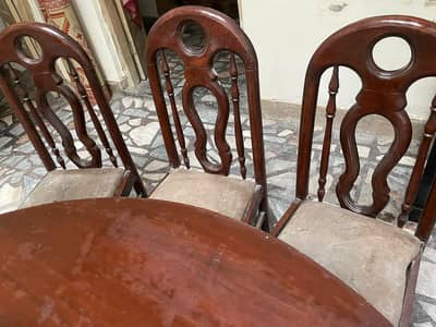 Table and chairs