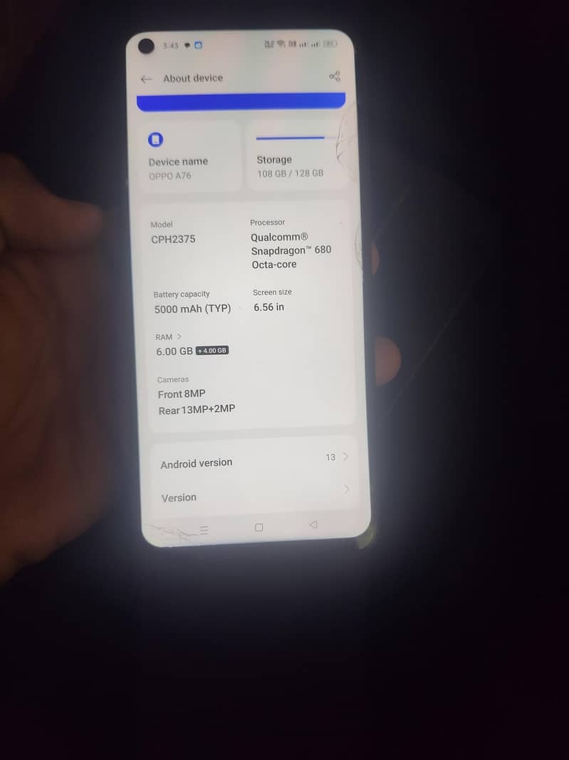 OPPO A76 4