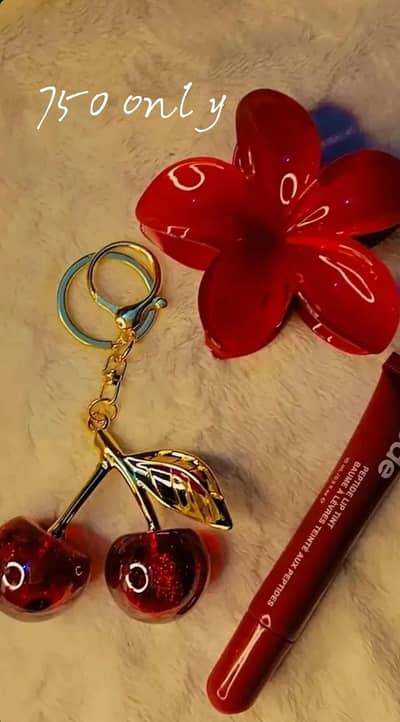 trending cheery keychain