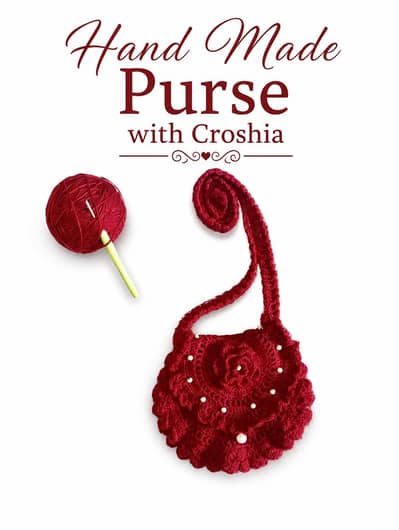hand made bag with Croshia aesthetic bag