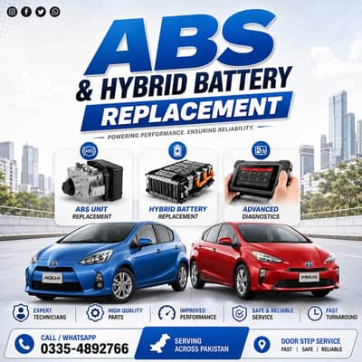 Abs Unit Aqua Prius Axio Camry Lexus Rx450h Sienta Voxy Hybrid Battery