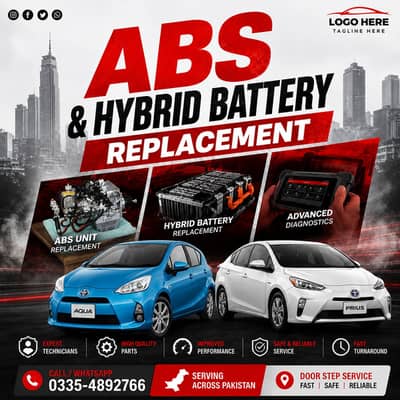Lithium Ion Battery Aqua Prius  Axio Camry Sienta Noah & Abs Unit