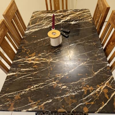 Dinning Table with 6 Chairs