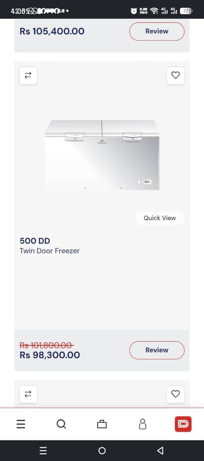 Dawlance deep freezer