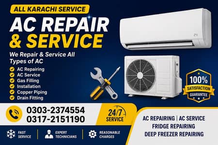 Ac Repairing Ac Service Ac Installation & Dc Inverter Card Repairing
