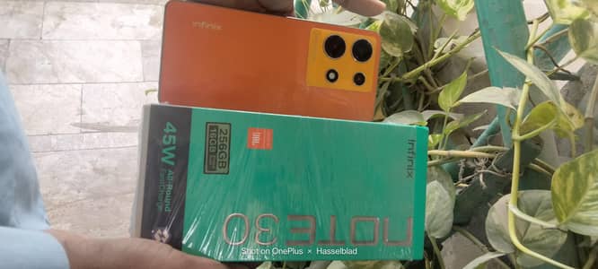 Infinix Note 30 with box and charger