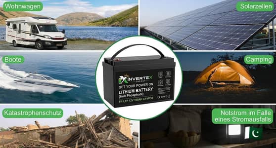 Lithium Battery New 12V/100Amp Hybrid