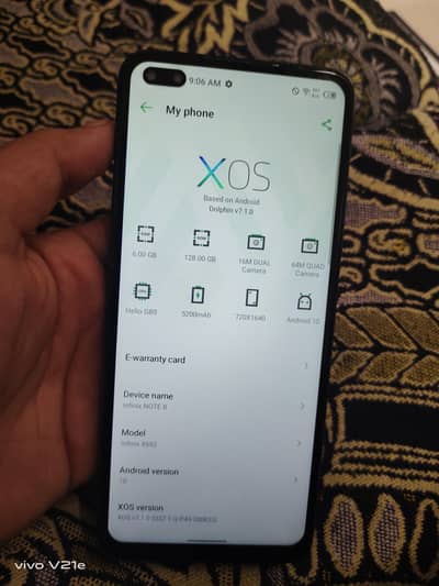 Infinix note 8 6/128
